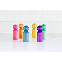 Montessori Rainbow Peg Dolls-Montessori-Legacy Learning Academy-bluebird baby & kids