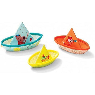 3 Little Boats-Bath Toys-Lilliputiens-bluebird baby & kids
