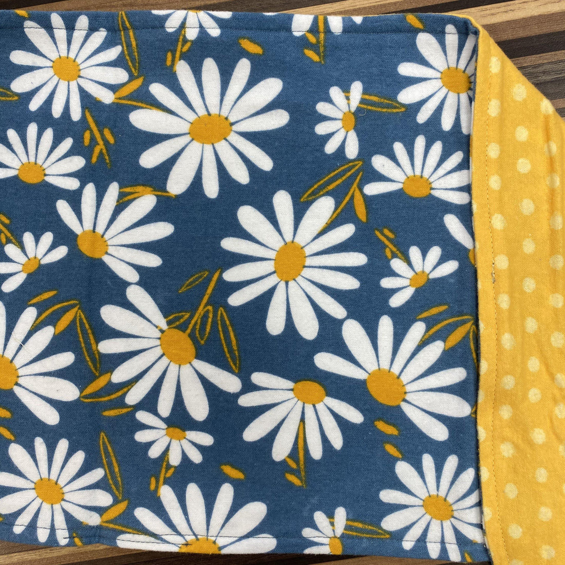 Daisy Burp Cloth-Burp Cloths-Little Petunias-bluebird baby & kids