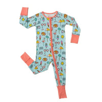 Pool Party Bamboo Viscose Zippy-Pajamas-Little Sleepies-Newborn-bluebird baby & kids
