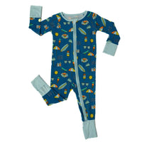 Surf's Up Bamboo Viscose Zippy-Pajamas-Little Sleepies-Newborn-bluebird baby & kids