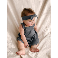 Muslin Smocked Headband-Headbands-Loved Baby-0-12 M-Rosewater Pink-bluebird baby & kids