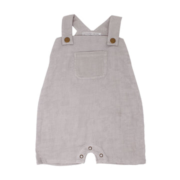Organic Muslin Overall-Rompers-Loved Baby-6-9 M-Cloud-bluebird baby & kids