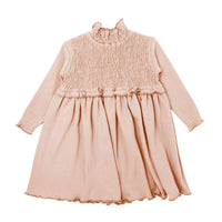 Organic Smocked Dress-Dresses-Loved Baby-12-18 M-Rosewater Pink-bluebird baby & kids