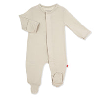 Nimbus Cloud Solid Gray Magnetic Footie-Pajamas-Magnetic Me-0-3 M-bluebird baby & kids