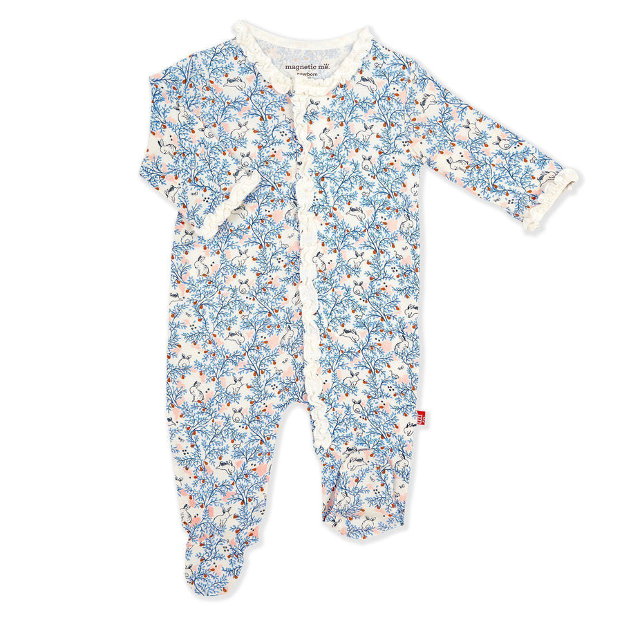 Some Bunny Magnetic Modal Footed Pajama-Pajamas-Magnetic Me-0-3 M-bluebird baby & kids