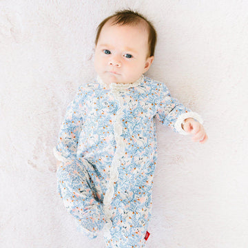 Some Bunny Magnetic Modal Footed Pajama-Pajamas-Magnetic Me-0-3 M-bluebird baby & kids