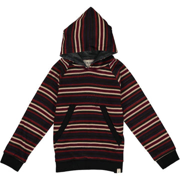 Multi Stripe Hooded Top-Hooded Sweatshirt-Me & Henry-6-12 M-bluebird baby & kids