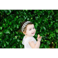 Grecian Lace Athena Lace Headband-Accessories-Sparkling Lilac, LLC-Silver-12"-bluebird baby & kids