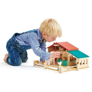 Tender Leaf Farm Wooden Playset-Wooden Toys-Tender Leaf Toys-bluebird baby & kids
