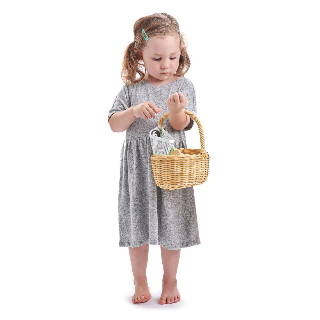Wicker Shopping Basket-Wooden Toys-Tender Leaf Toys-bluebird baby & kids