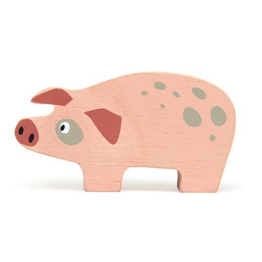 Wood Pig Toy-Wooden Toys-Tender Leaf Toys-bluebird baby & kids