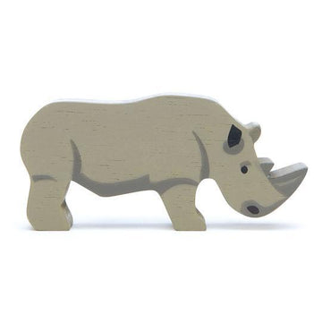 Wood Rhinoceros Toy-Wooden Toys-Tender Leaf Toys-bluebird baby & kids