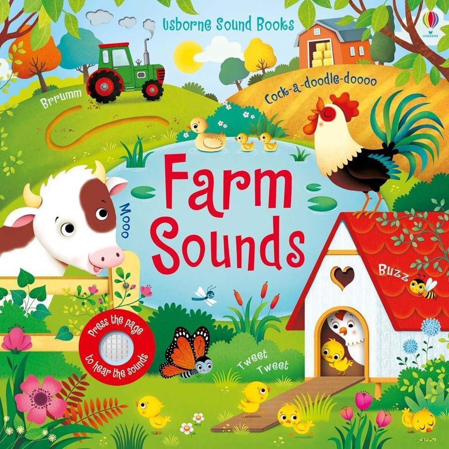 Farm Sounds Book-Books-Usborne and Kane Miller Books-bluebird baby & kids