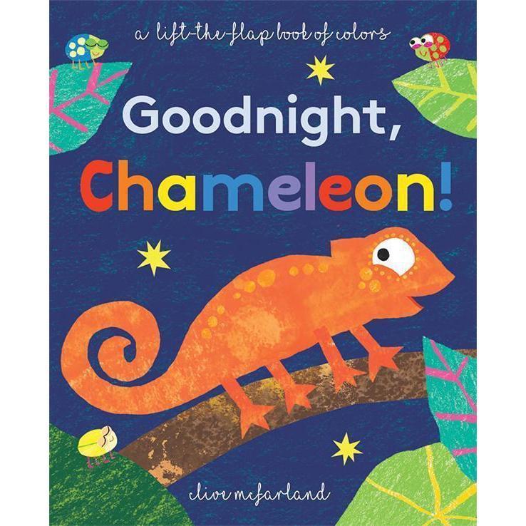 Goodnight, Chameleon! (Felt Flaps)-Books-Usborne and Kane Miller Books-bluebird baby & kids