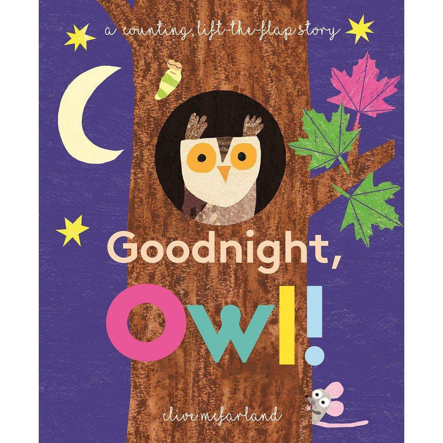 Goodnight, Owl! (Felt Flaps)-Books-Usborne and Kane Miller Books-bluebird baby & kids