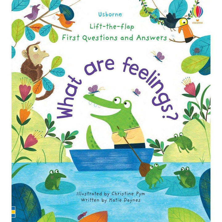 Lift-the-Flap First Questions and Answers: What are Feelings?-Books-Usborne and Kane Miller Books-bluebird baby & kids