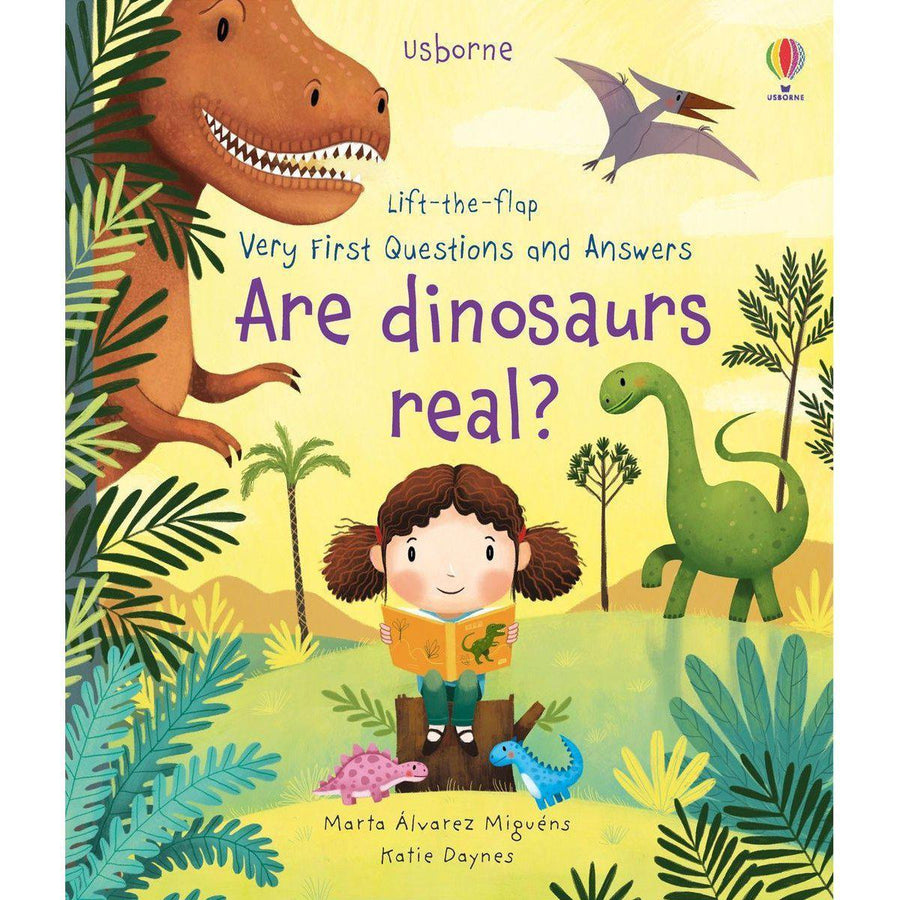 Lift-the-Flap Very First Questions and Answers: Are Dinosaurs Real?-Books-Usborne and Kane Miller Books-bluebird baby & kids