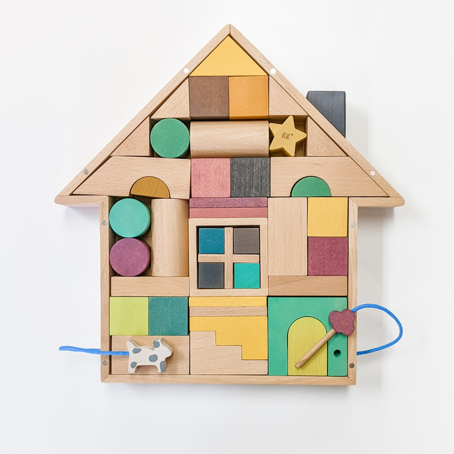 Tsumiki Building Blocks House-Wooden Toys-kiko+ & gg*-bluebird baby & kids