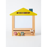 Wooden Magnetic Drawing Board-Wooden Toys-kiko+ & gg*-Dog (yellow roof)-bluebird baby & kids