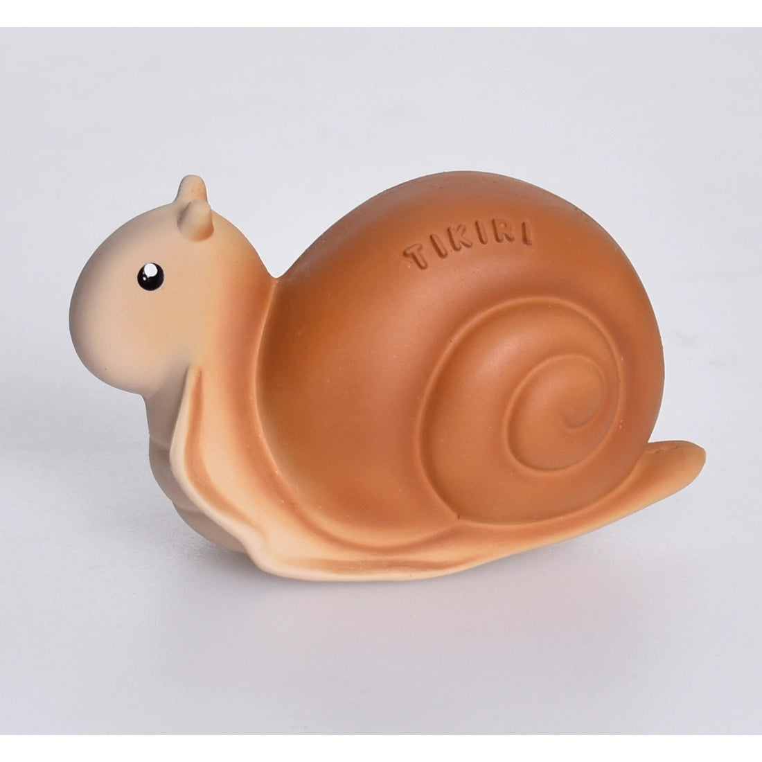 Snail - Natural Organic Rubber Teether, Rattle & Bath Toy