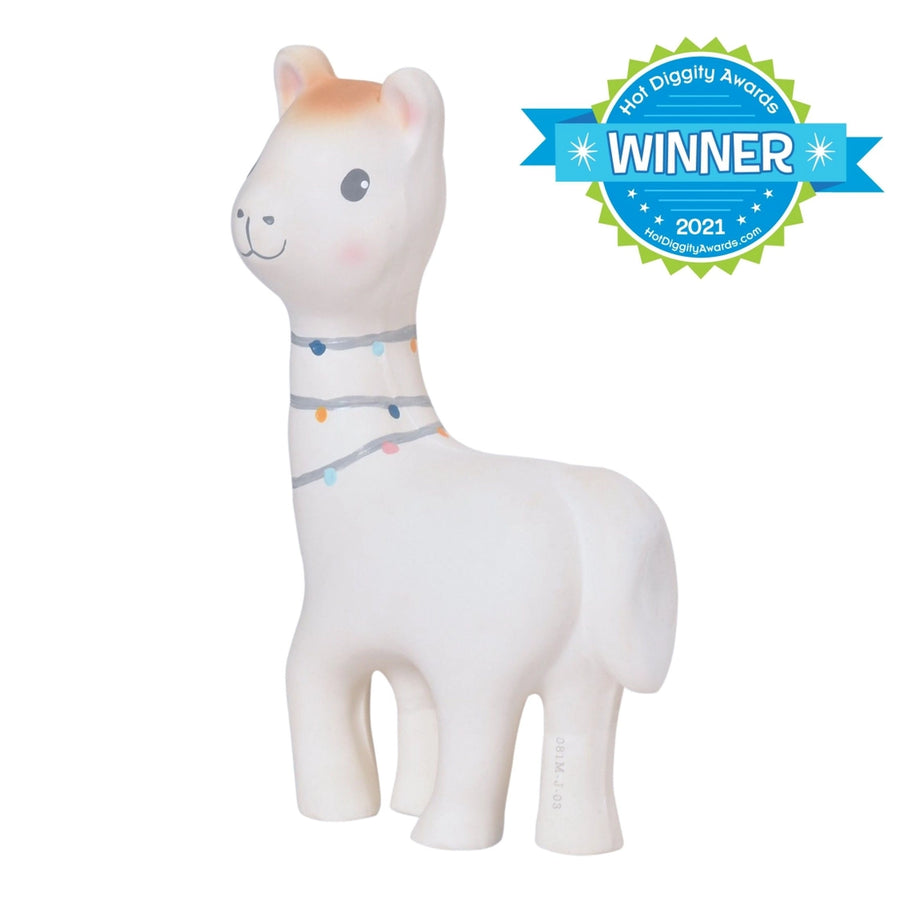 Lilith the Llama Organic Rubber Teether Toy